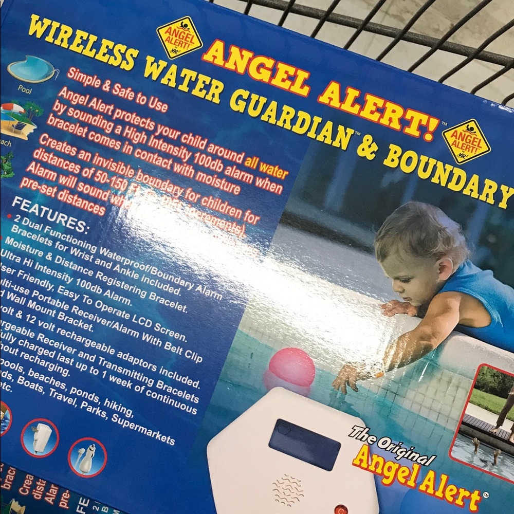 Angel alert wireless water and boundary alarm